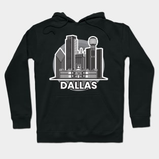 Dallas City Landscape Hoodie